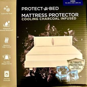 Mattress Protector Cooling Charcoal Infused